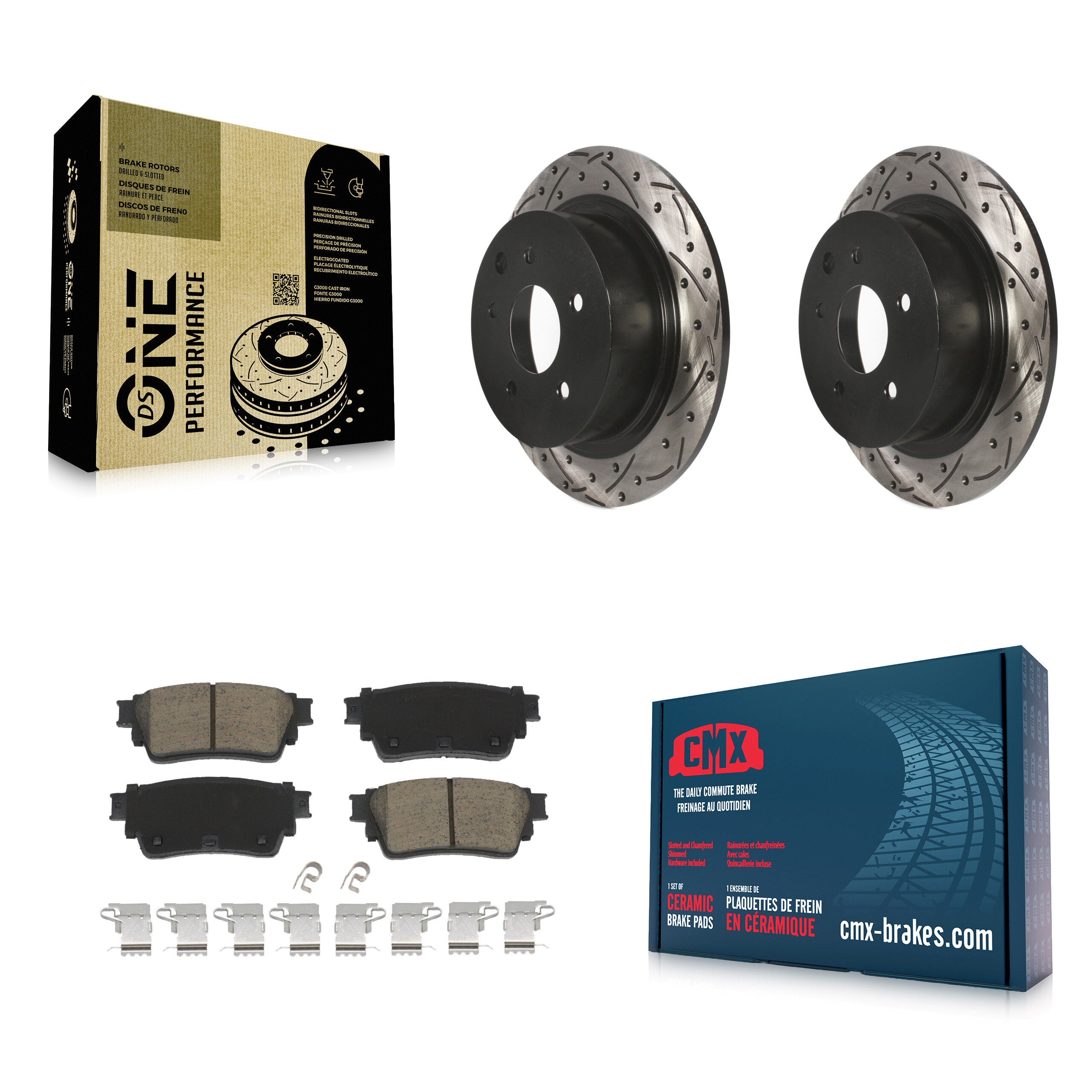 Transit Auto KDC-100964 Disc Brake Kit for 2019-2020 Nissan Altima - Rear product image