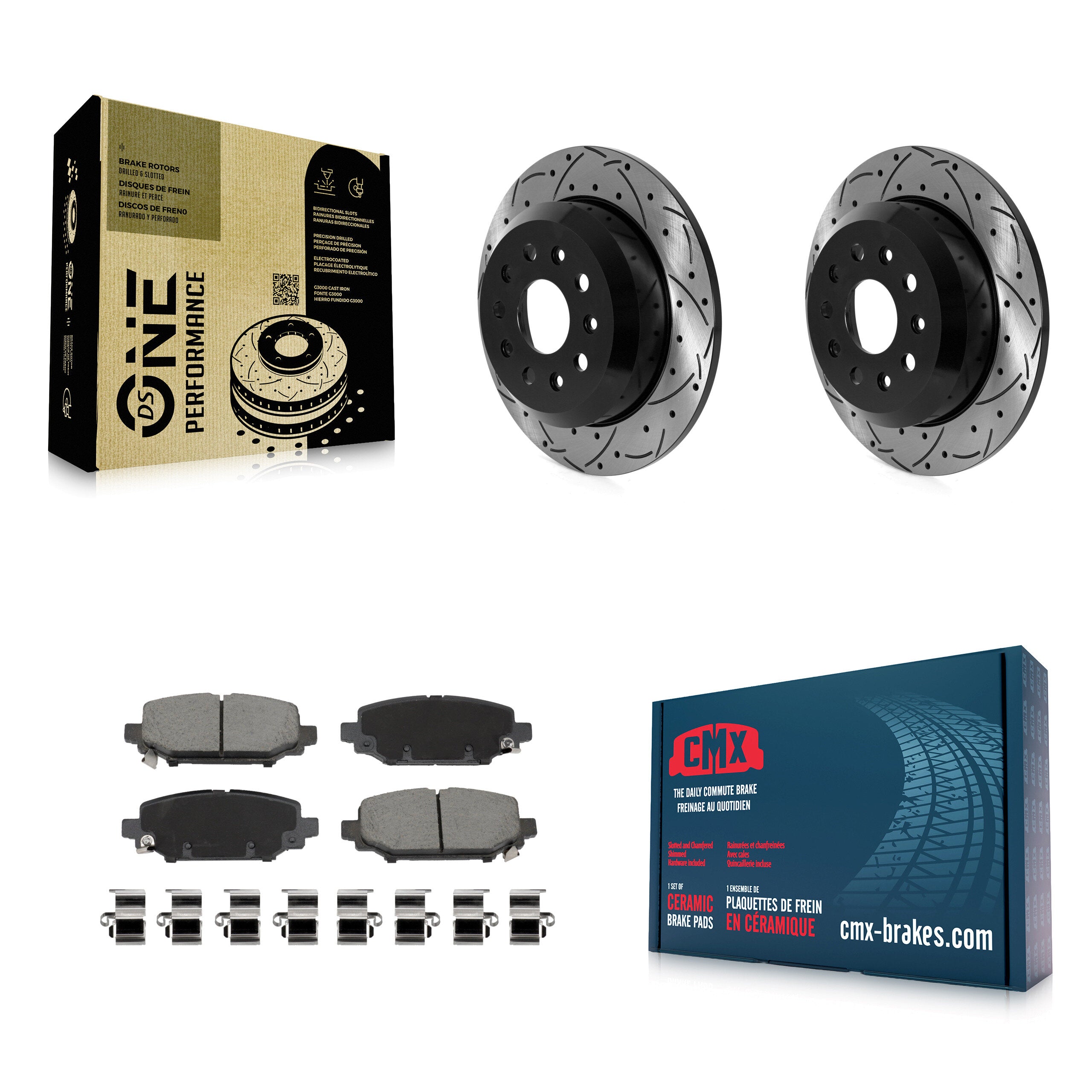 Transit Auto KDC-100965 Disc Brake Kit for 2018-2020 Jeep Wrangler - Rear product image