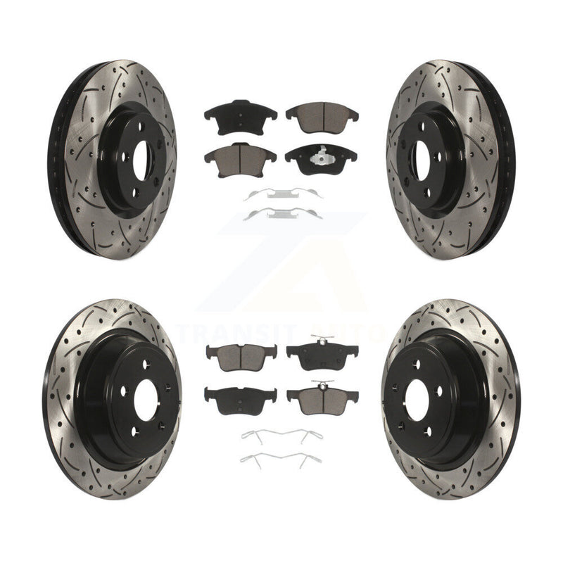 Transit Auto KDC-100967 Disc Brake Kit for 2019-2020 Ford SSV Plug-In Hybrid - Front and Rear product image