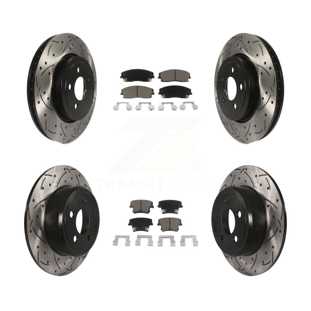 Transit Auto KDC-100968 Disc Brake Kit for 2015-2018 Dodge Charger - Front and Rear product image