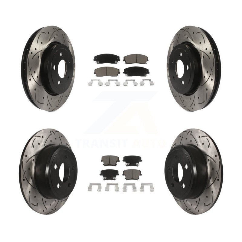 Transit Auto KDC-100968 Disc Brake Kit for 2015-2018 Dodge Charger - Front and Rear product image