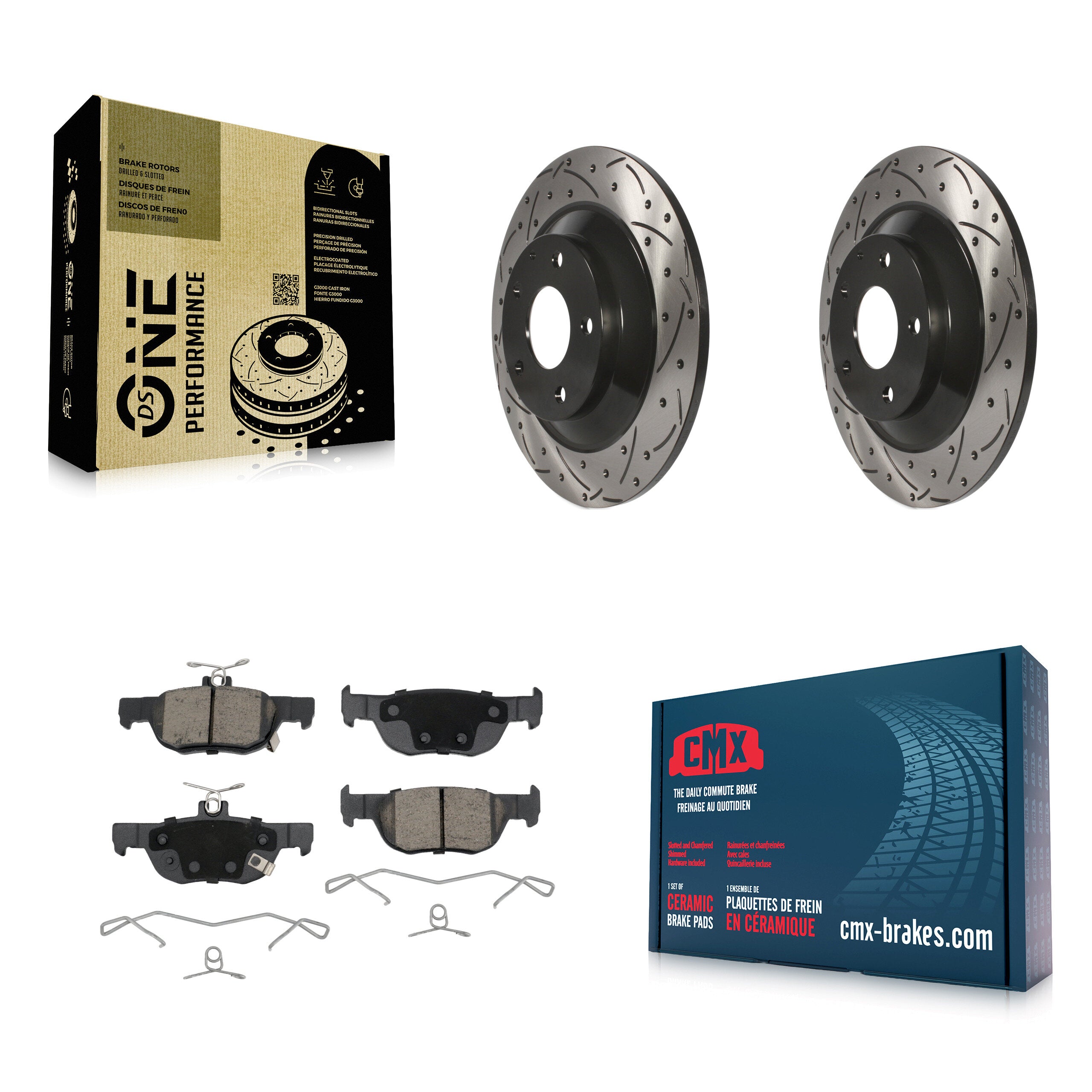 Transit Auto KDC-100972 Disc Brake Kit for 2020-2023 Mazda MX-30 EV, Mazda CX-30 - Rear product image