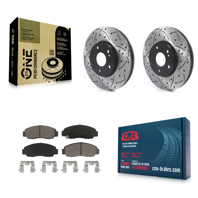 Transit Auto KDC-100974 Disc Brake Kit for 2005-2007 Honda Accord - Front product image
