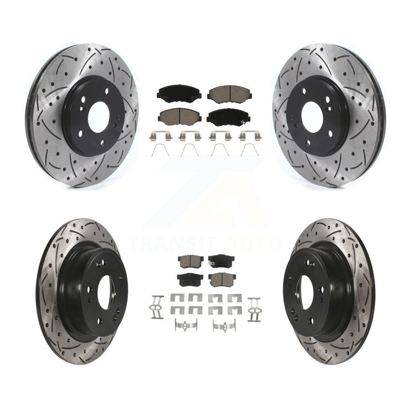 Transit Auto KDC-100977 Disc Brake Kit for 2005 Honda Accord - Front and Rear product image