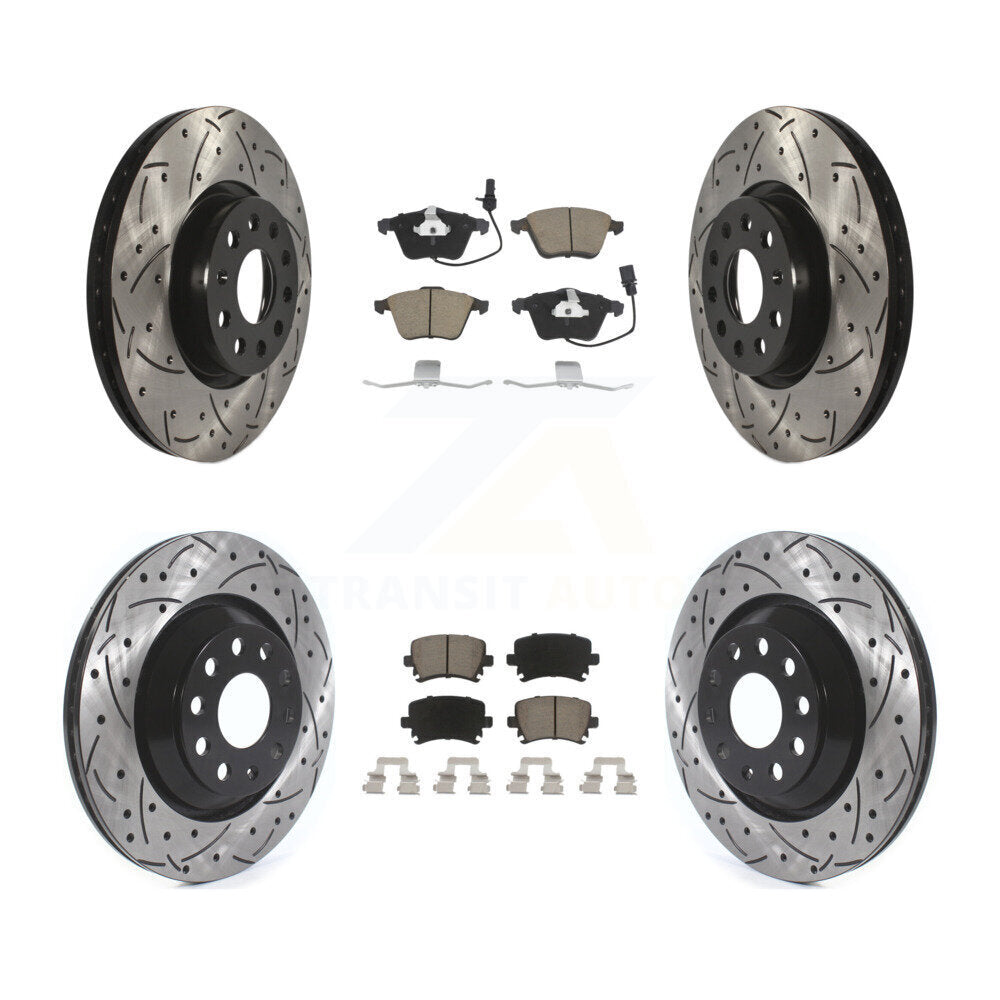 Transit Auto KDC-100978 Disc Brake Kit for 2008-2012 Volkswagen CC, Volkswagen R32 - Front and Rear product image