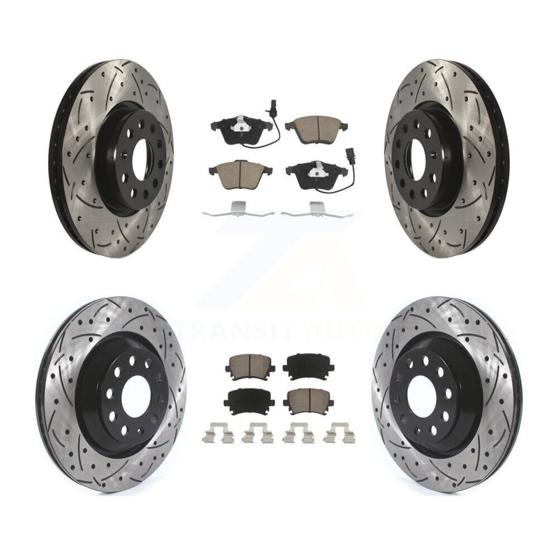 Transit Auto KDC-100978 Disc Brake Kit for 2008-2012 Volkswagen CC, Volkswagen R32 - Front and Rear product image