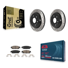 Transit Auto KDC-100979 Disc Brake Kit for 2019 Chevrolet Silverado 1500 LD, GMC Sierra 1500 Limited - Rear product image