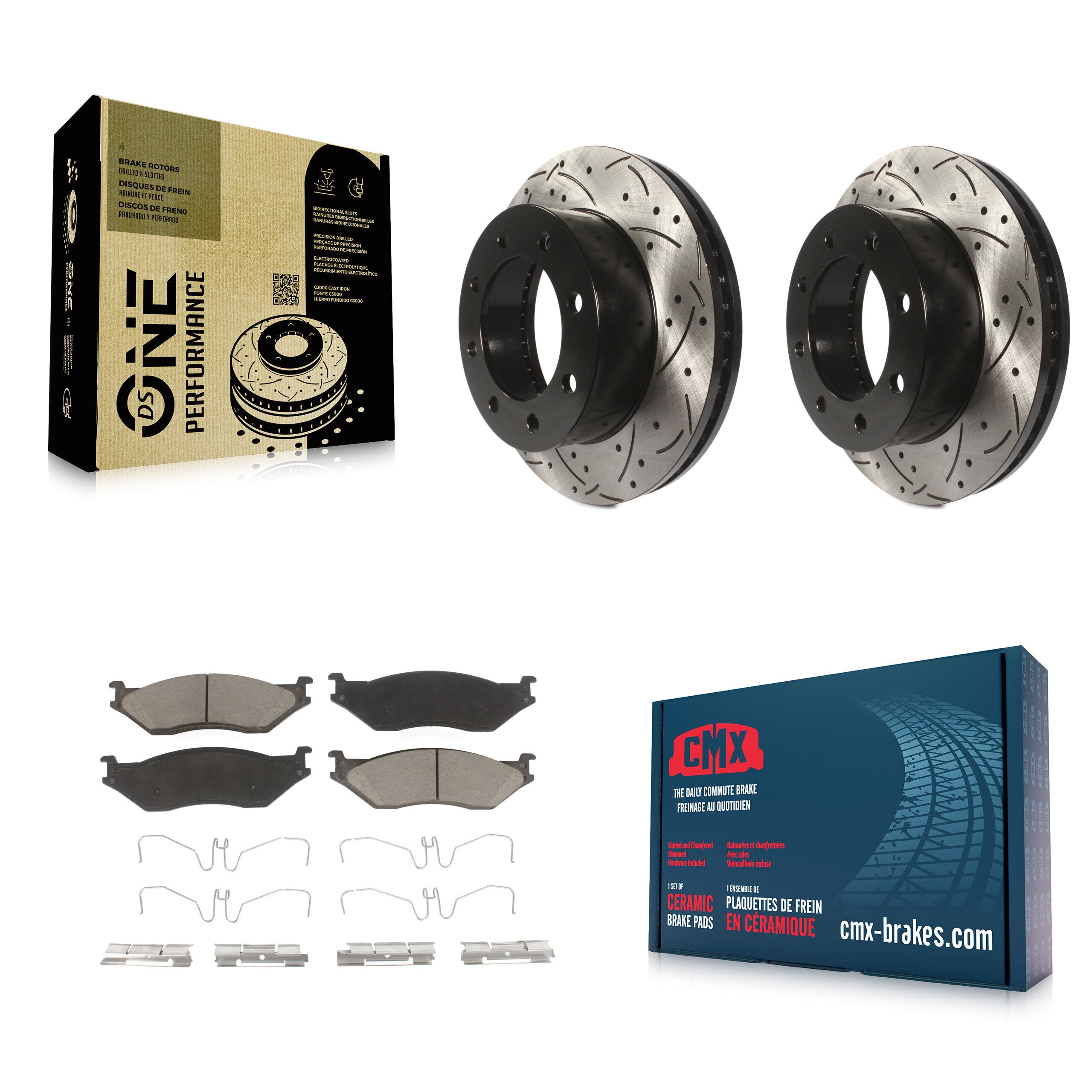 Transit Auto KDC-100981 Disc Brake Kit for 2005-2009 Ford F-450 Super Duty - Front product image