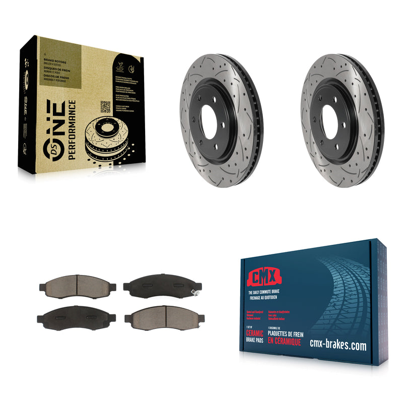 Transit Auto KDC-100989 Disc Brake Kit for 2007 Nissan TITAN - Front product image