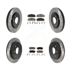Transit Auto KDC-100990 Disc Brake Kit for 2017-2019 Nissan Armada - Front and Rear product image