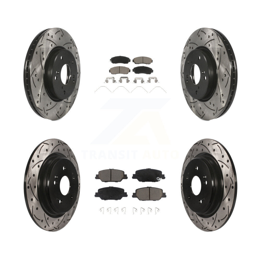 Transit Auto KDC-100991 Disc Brake Kit for 2020 Honda CR-V - Front and Rear product image