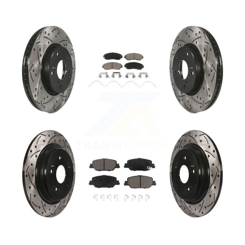 Transit Auto KDC-100991 Disc Brake Kit for 2020 Honda CR-V - Front and Rear product image