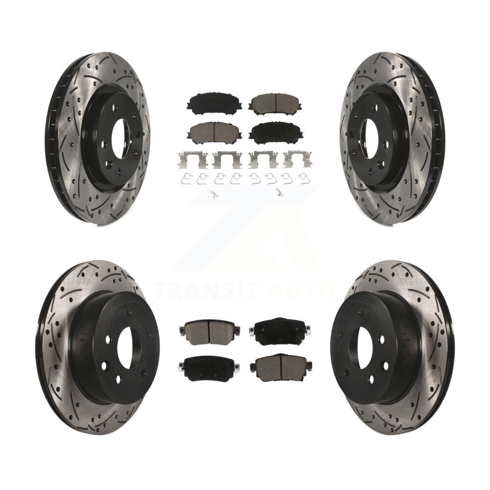 Transit Auto KDC-100993 Disc Brake Kit for 2019 Nissan Rogue Sport - Front and Rear product image