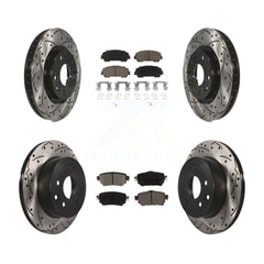 Transit Auto KDC-100993 Disc Brake Kit for 2019 Nissan Rogue Sport - Front and Rear product image