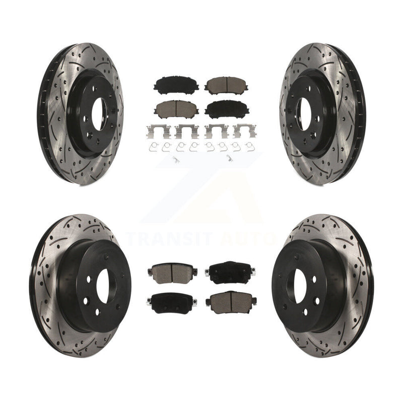 Transit Auto KDC-100993 Disc Brake Kit for 2019 Nissan Rogue Sport - Front and Rear product image