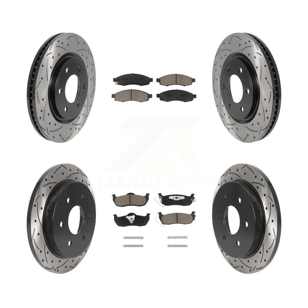 Transit Auto KDC-100995 Disc Brake Kit for 2007 Nissan TITAN - Front and Rear product image