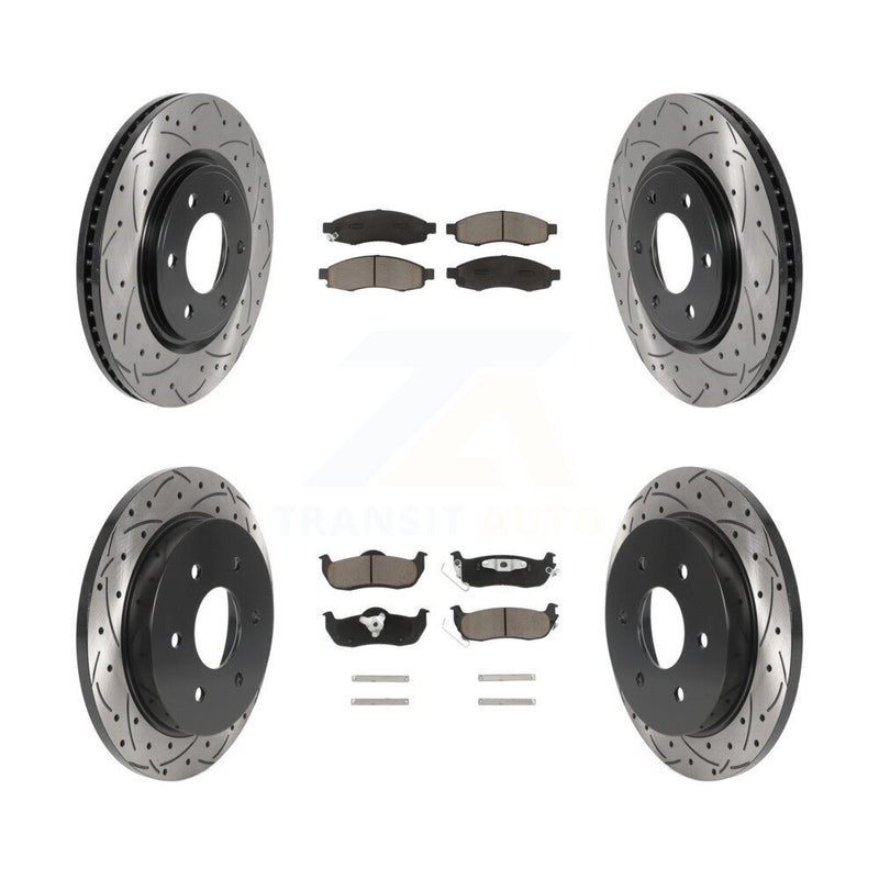 Transit Auto KDC-100995 Disc Brake Kit for 2007 Nissan TITAN - Front and Rear product image