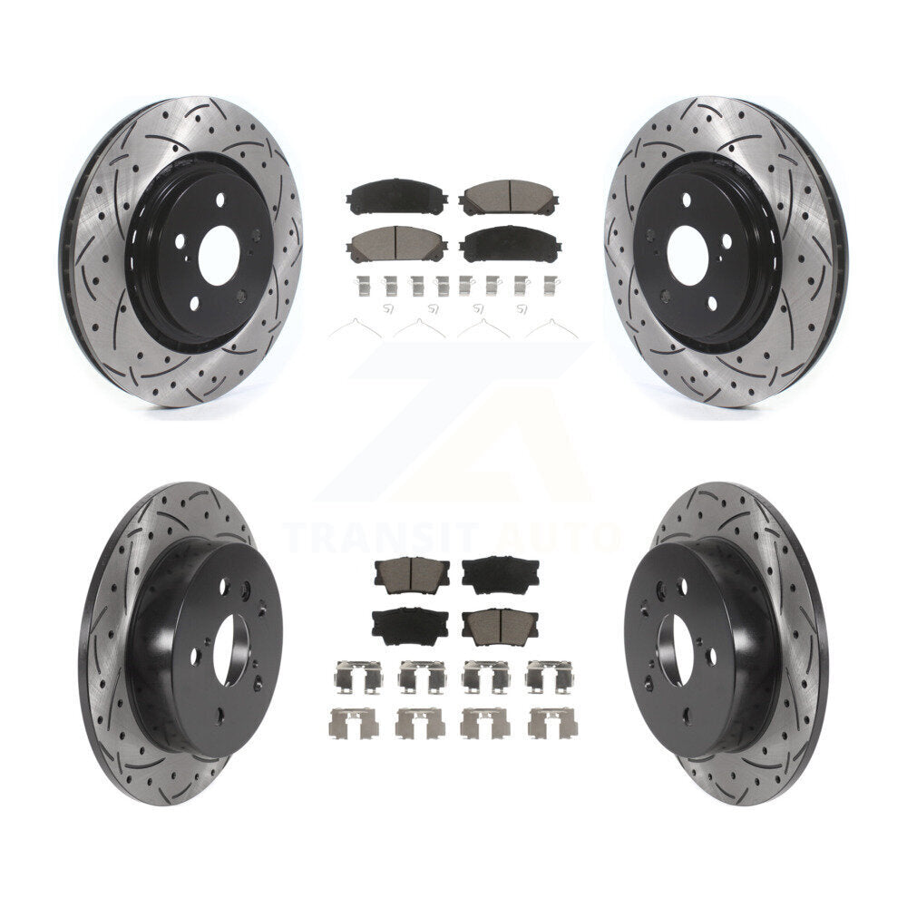 Transit Auto KDC-100996 Disc Brake Kit for 2022 Toyota Camry - Front and Rear product image