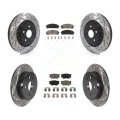 Transit Auto KDC-100996 Disc Brake Kit for 2022 Toyota Camry - Front and Rear product image