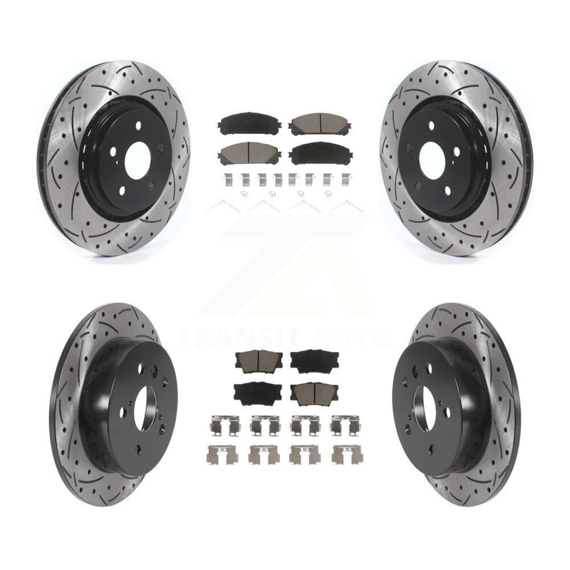 Transit Auto KDC-100996 Disc Brake Kit for 2022 Toyota Camry - Front and Rear product image