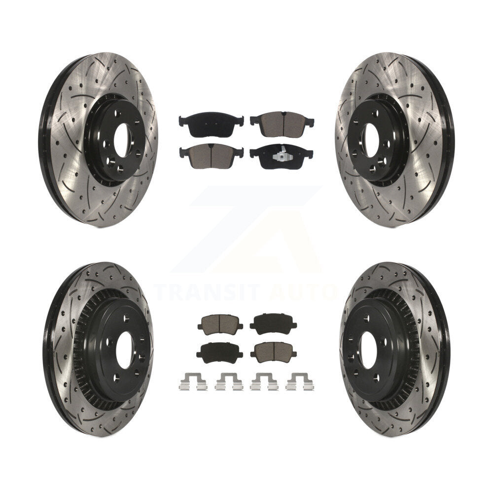 Transit Auto KDC-100997 Disc Brake Kit for 2017 Volvo XC60 - Front and Rear product image