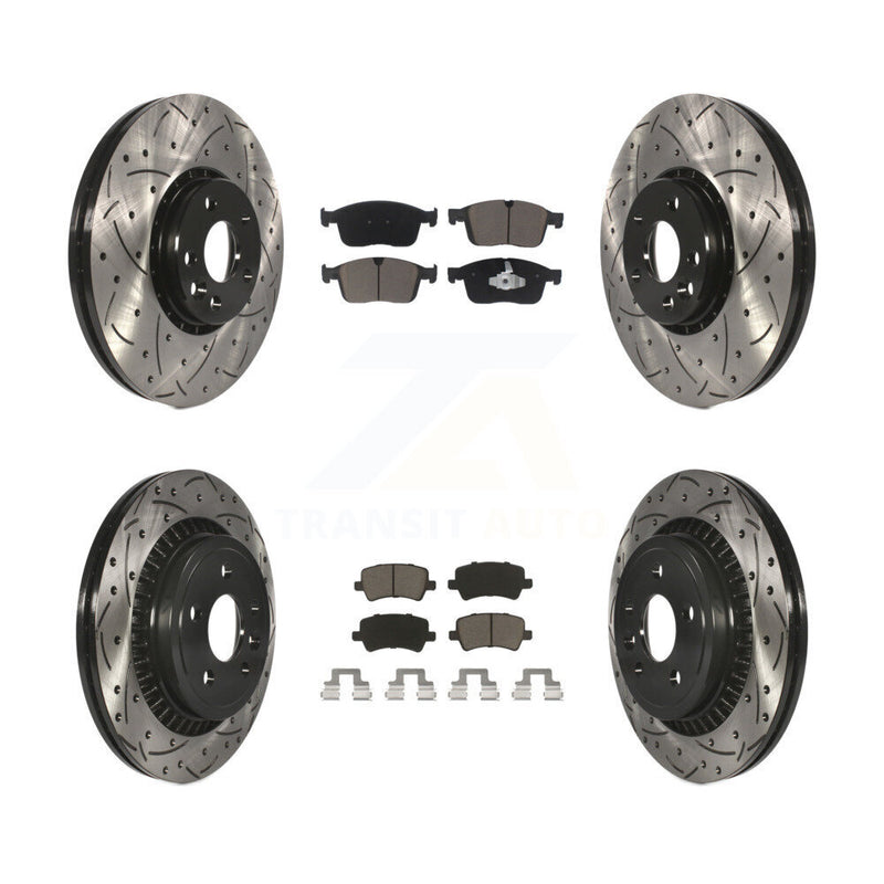 Transit Auto KDC-100997 Disc Brake Kit for 2017 Volvo XC60 - Front and Rear product image