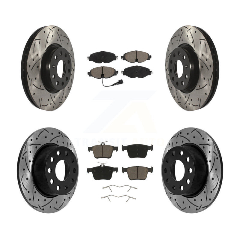 Transit Auto KDC-100999 Disc Brake Kit for 2022-2023 Volkswagen Taos - Front and Rear product image