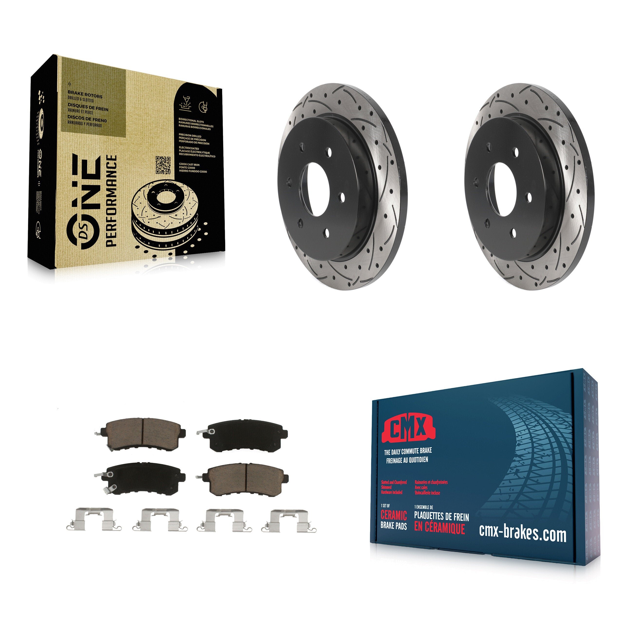 Transit Auto KDC-101002 Disc Brake Kit for 2017-2019 Nissan Armada - Rear product image
