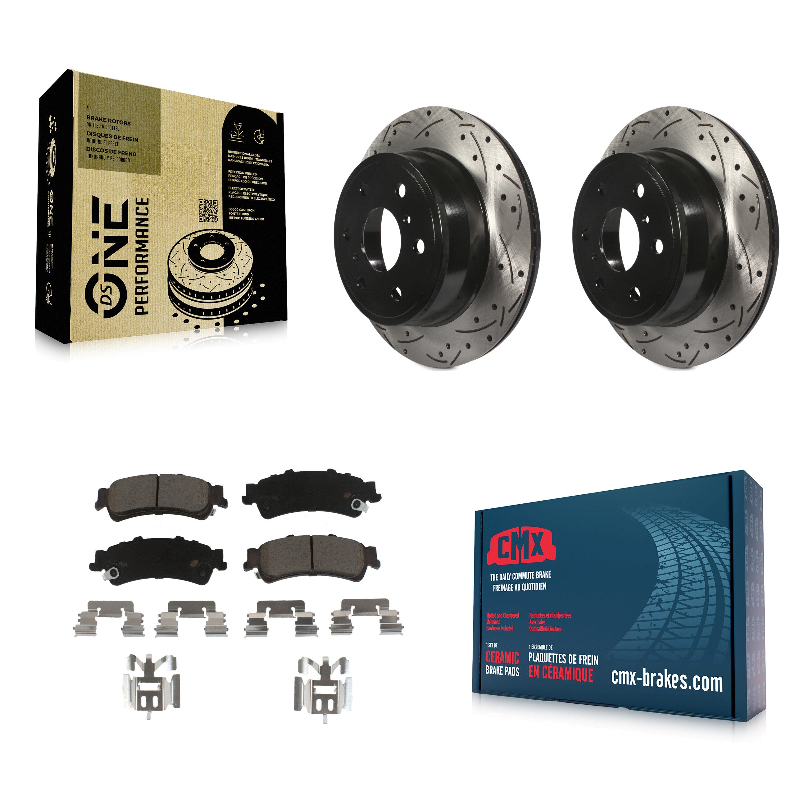 Transit Auto KDC-101008 Disc Brake Kit for 2007 GMC Sierra 1500 Classic - Rear product image