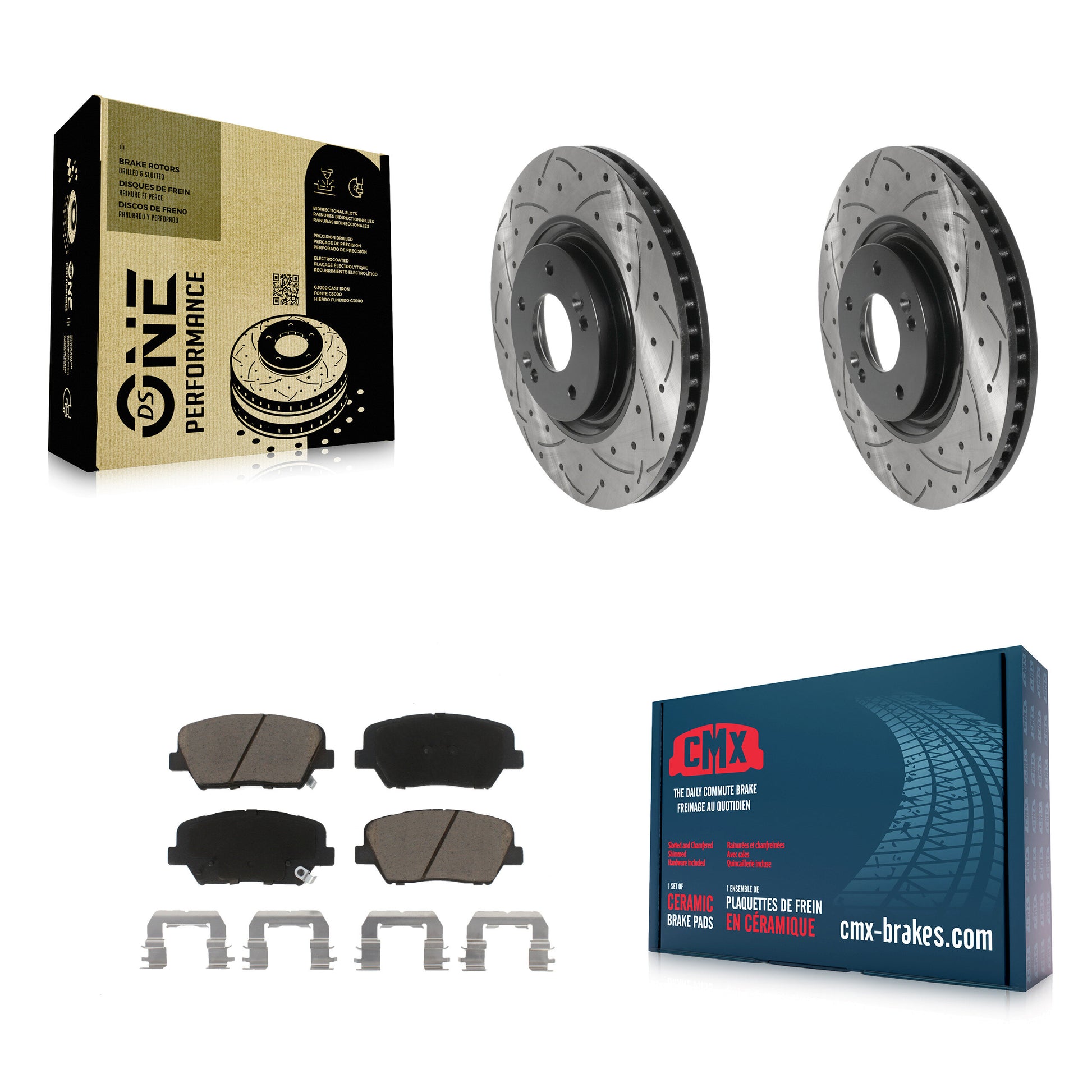 Transit Auto KDC-101013 Disc Brake Kit for 2019-2022 Hyundai Nexo - Front product image