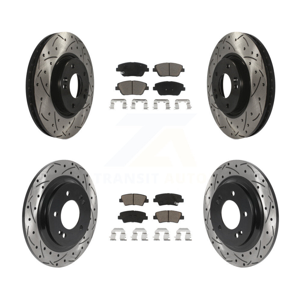 Transit Auto KDC-101015 Disc Brake Kit for 2015 Hyundai Sonata - Front and Rear product image