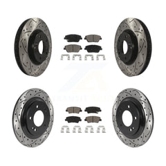 Transit Auto KDC-101015 Disc Brake Kit for 2015 Hyundai Sonata - Front and Rear product image