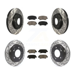 Transit Auto KDC-101023 Disc Brake Kit for 2019-2021 Hyundai Veloster - Front and Rear product image