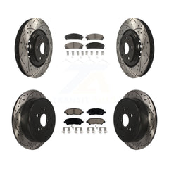 Transit Auto KDC-101029 Disc Brake Kit for 2014 Toyota Highlander - Front and Rear product image