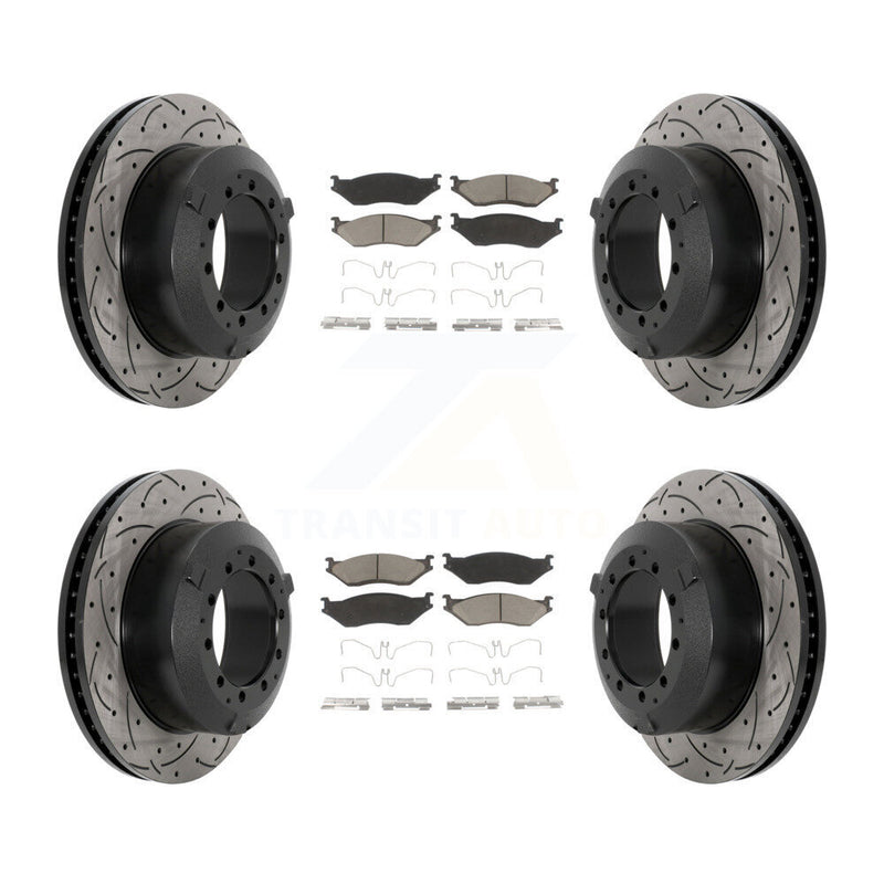 Transit Auto KDC-101051 Disc Brake Kit for 2010-2018 IC Corporation AE School Bus, IC Corporation AC Commercial Bus, International TerraStar - Front and Rear product image