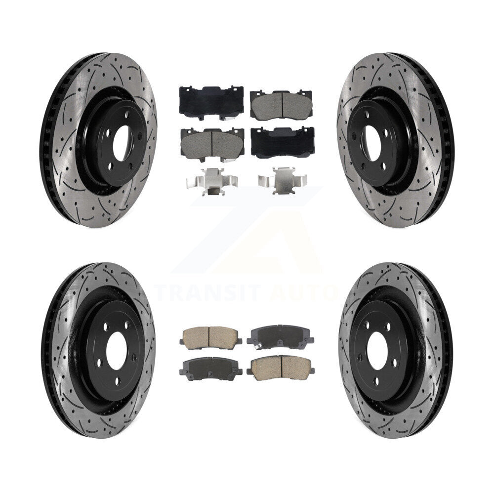 Transit Auto KDC-101058 Disc Brake Kit for 2015-2019 Ford Mustang - Front and Rear product image