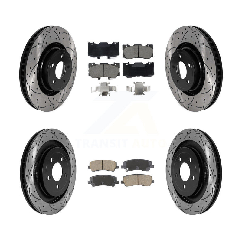 Transit Auto KDC-101058 Disc Brake Kit for 2015-2019 Ford Mustang - Front and Rear product image