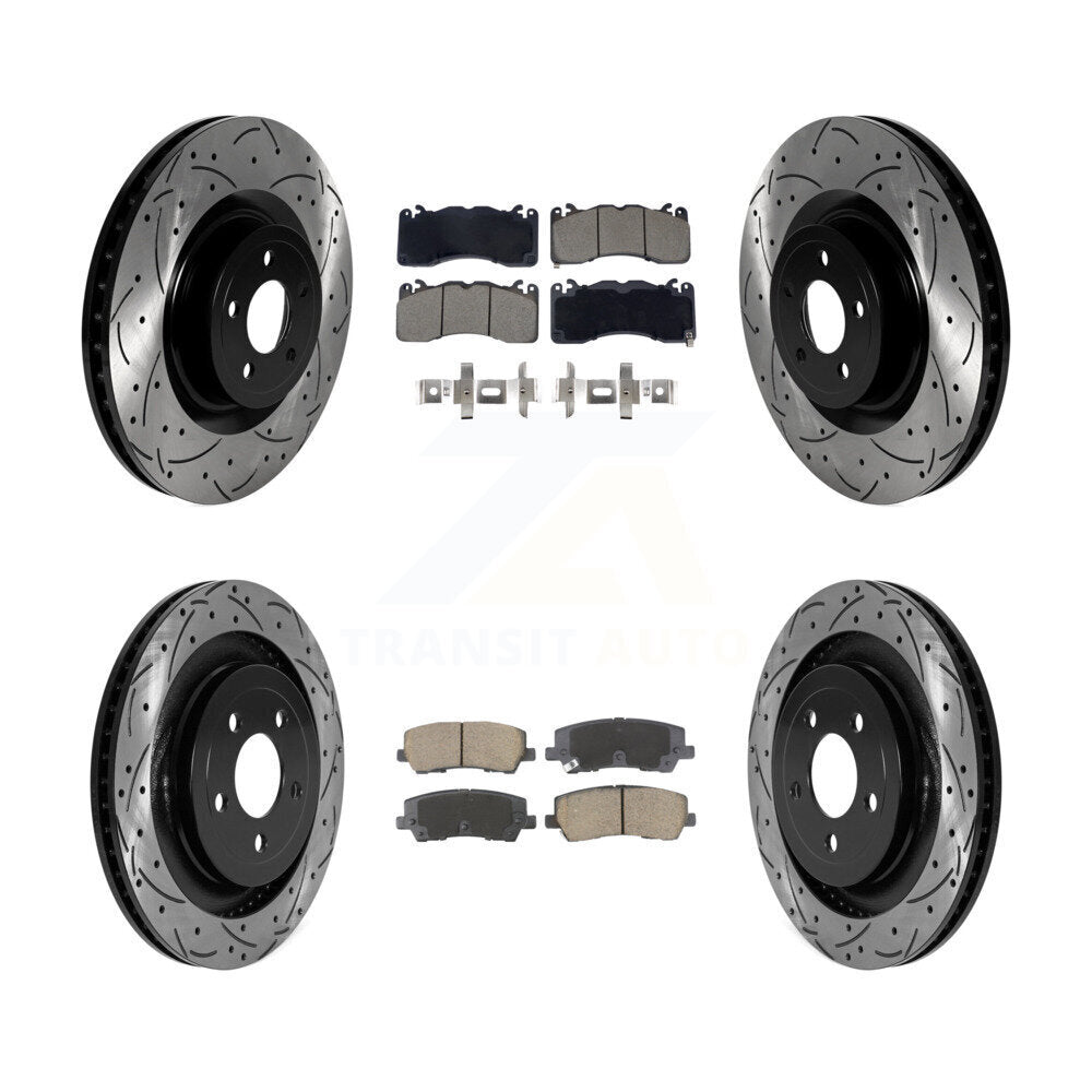 Transit Auto KDC-101060 Disc Brake Kit for 2015-2022 Ford Mustang - Front and Rear product image