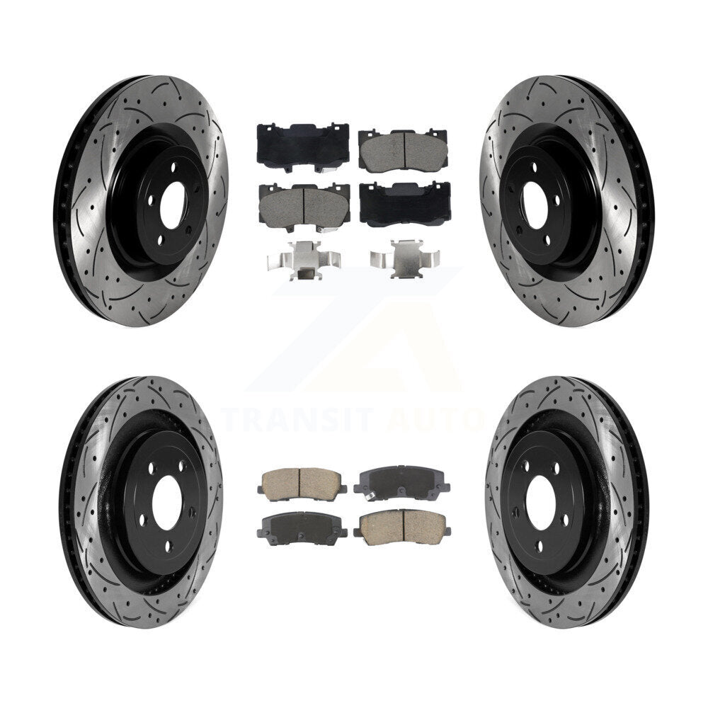 Transit Auto KDC-101061 Disc Brake Kit for 2020 Ford Mustang - Front and Rear product image