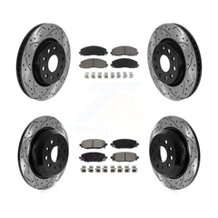 Transit Auto KDC-101062 Disc Brake Kit for 2018-2020 Jeep Wrangler - Front and Rear product image