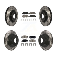 Transit Auto KDC-101063 Disc Brake Kit for 2013-2016 Hyundai Santa Fe, Hyundai Santa Fe XL - Front and Rear product image