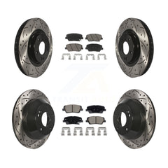 Transit Auto KDC-101064 Disc Brake Kit for 2013-2016 Kia Sorento, Hyundai Santa Fe Sport - Front and Rear product image