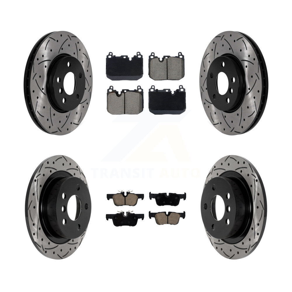 Transit Auto KDC-101065 Disc Brake Kit for 2017-2020 Mini Cooper Clubman - Front and Rear product image