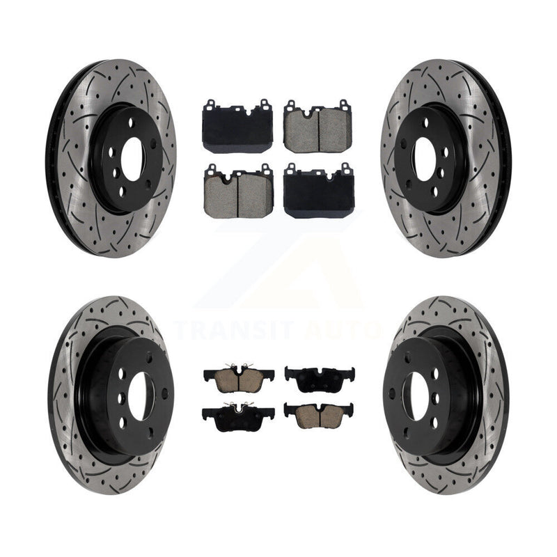 Transit Auto KDC-101065 Disc Brake Kit for 2017-2020 Mini Cooper Clubman - Front and Rear product image