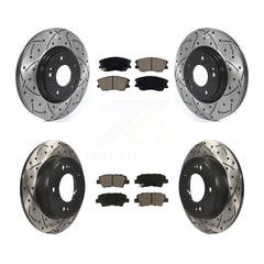 Transit Auto KDC-101066 Disc Brake Kit for 2017-2019 Kia Soul - Front and Rear product image