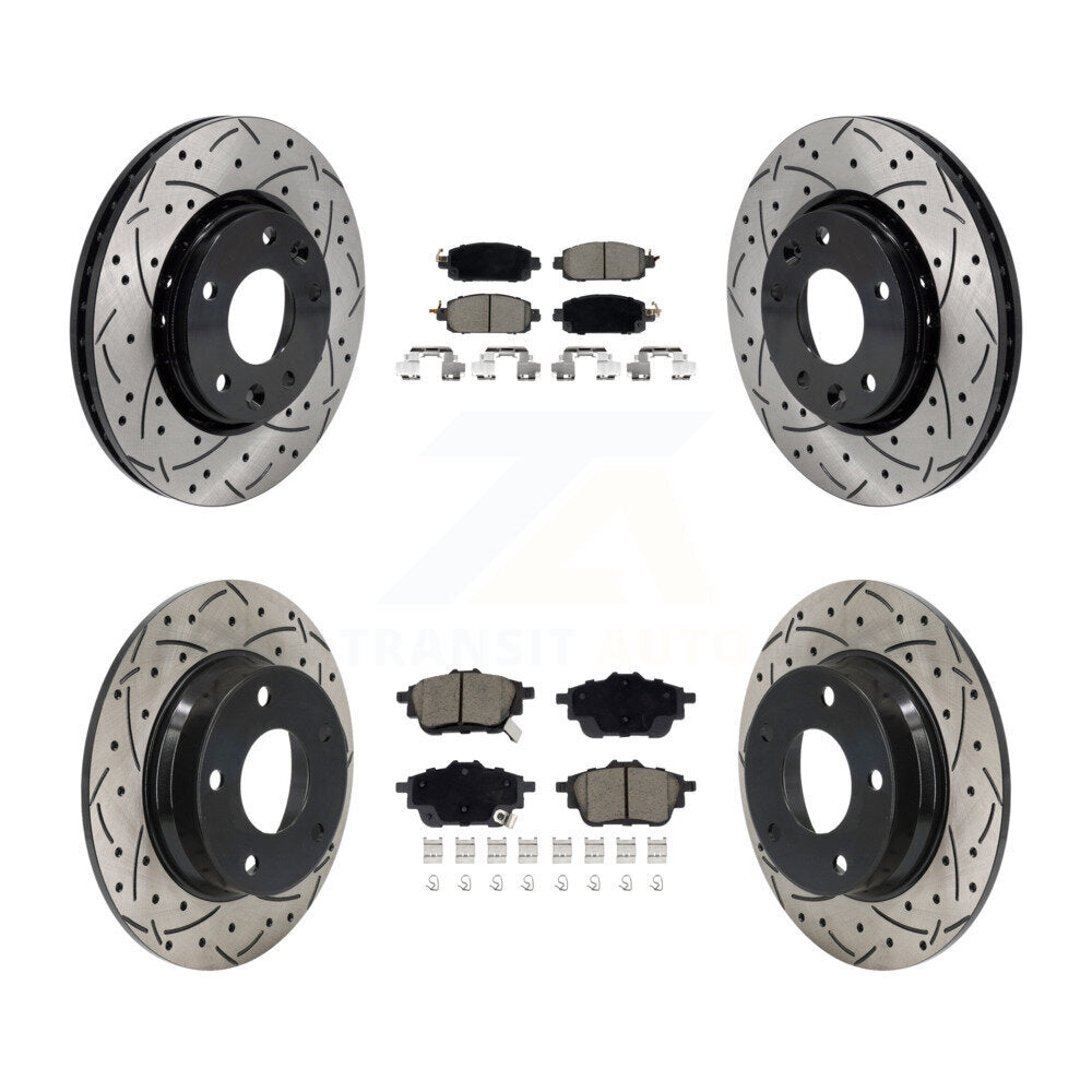 Transit Auto KDC-101068 Disc Brake Kit for 2020-2023 Nissan Sentra - Front and Rear product image