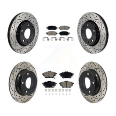 Transit Auto KDC-101068 Disc Brake Kit for 2020-2023 Nissan Sentra - Front and Rear product image