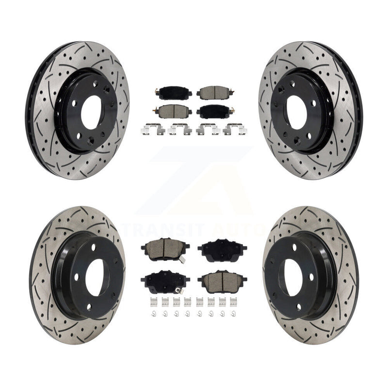 Transit Auto KDC-101068 Disc Brake Kit for 2020-2023 Nissan Sentra - Front and Rear product image