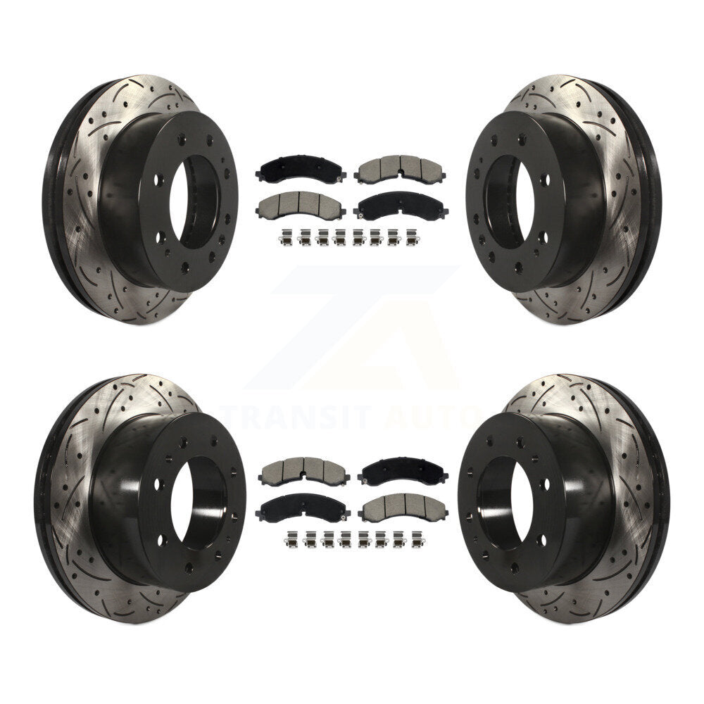 Transit Auto KDC-101069 Disc Brake Kit for 2020-2024 Chevrolet Silverado 2500 HD, Chevrolet Silverado 3500 HD, GMC Sierra 2500 HD & more - Front and Rear product image