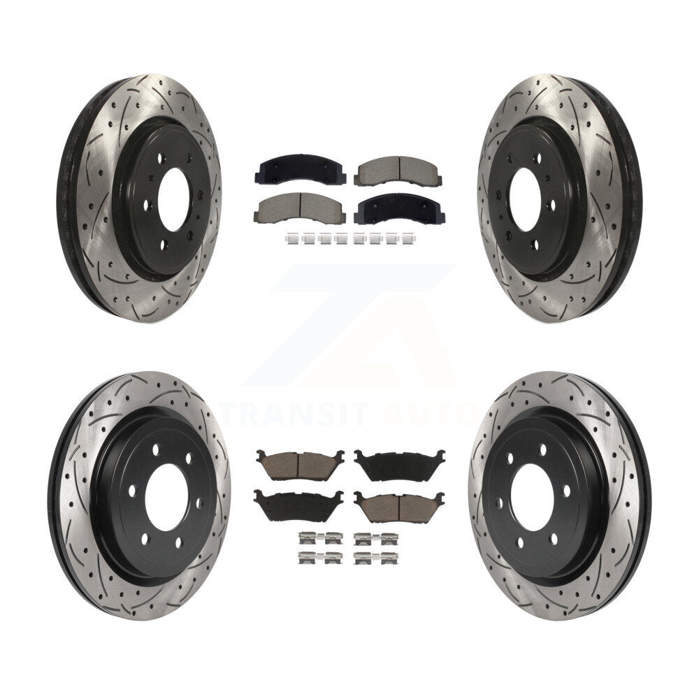 Transit Auto KDC-101071 Disc Brake Kit for 2018-2021 Ford Expedition, Ford F-150, Lincoln Navigator - Front and Rear product image